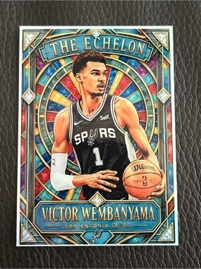 Victor Wembanyama The Echelon Art Card San Antonio Spurs